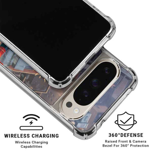 Marvel Spiderman Spidey Sense Google Pixel 9/9 Pro Clear Case